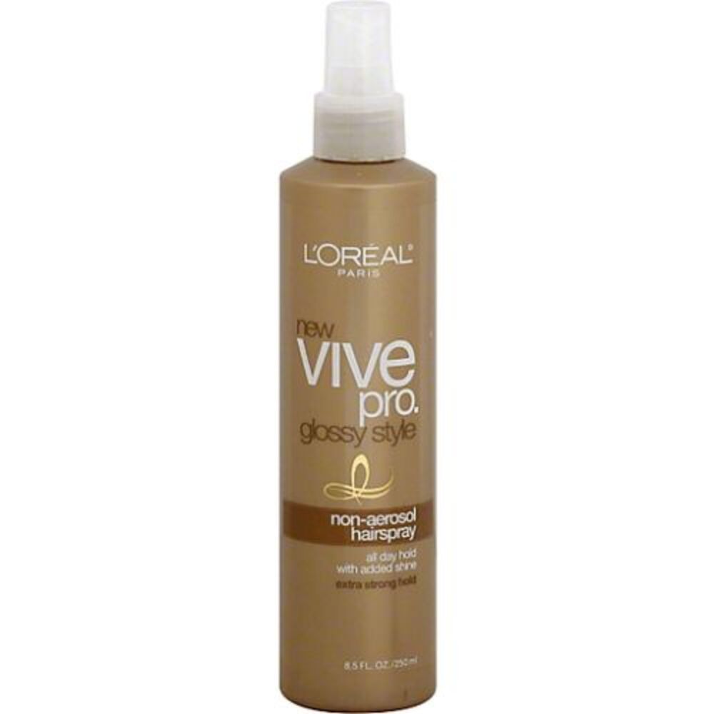 L'oreal VIVE Pro Glossy Style Non-Aerosol Hair Spray Extra Strong Hold 8.5 oz